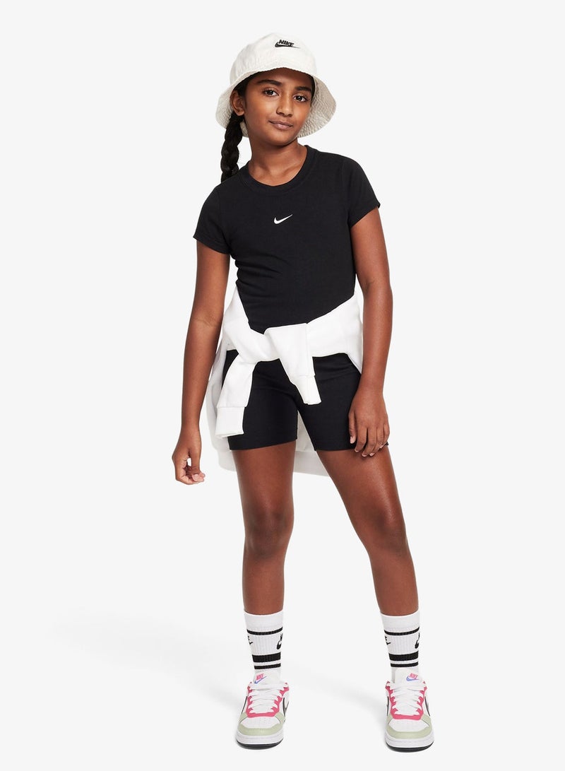 Nike Youth Nsw Slim Fit Cropped T-Shirt - Image 4